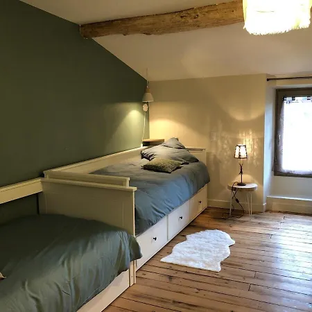 Maison chaleureuse en pierres apparentes Le Pont Leger Extérieur photo